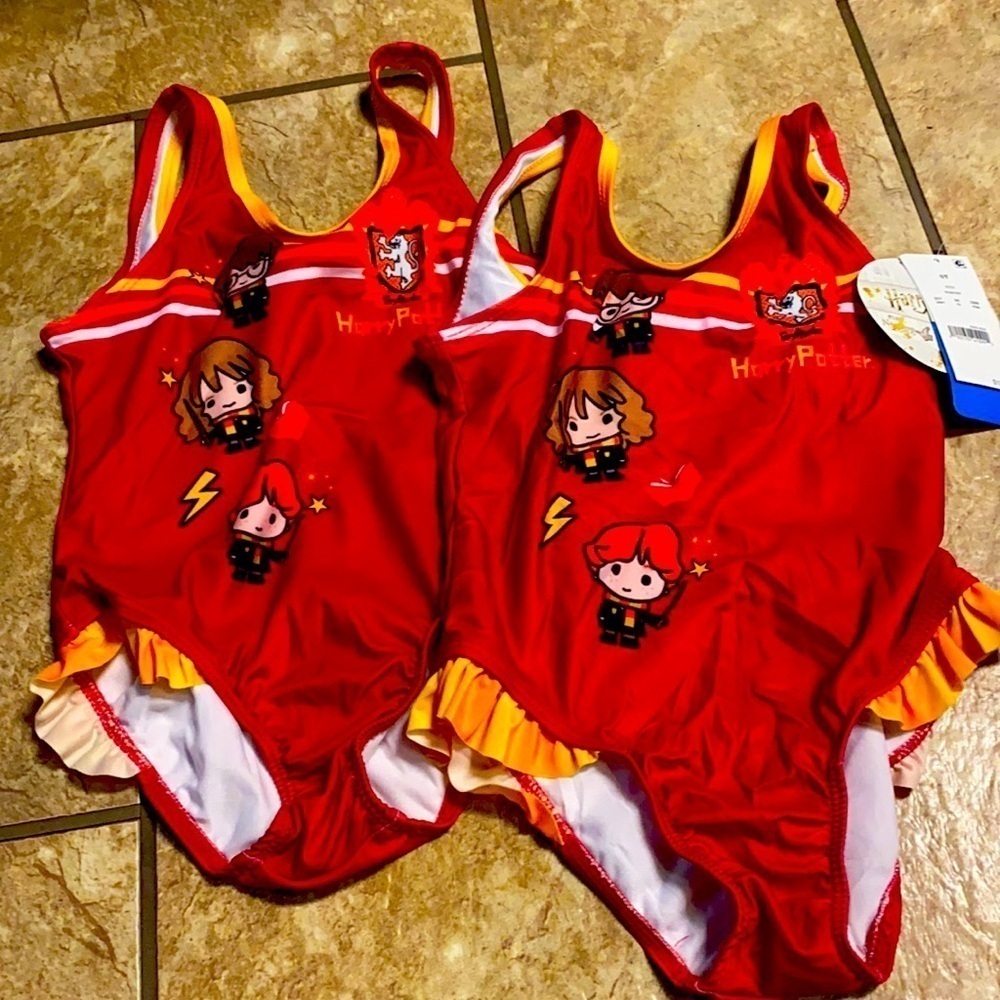 Two Harry Potter 4T Swimming Suits NWT Summer Beach Resort Vacation